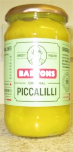 A jar of Bartons Original Piccalilli