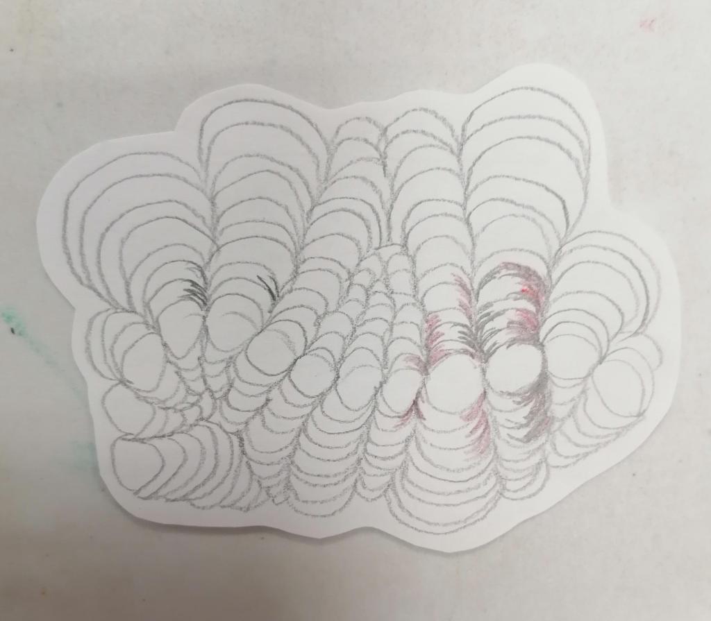 A design of small and large circles